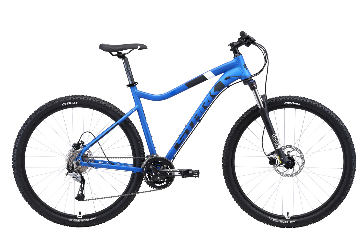 Велосипед Stark' 17 Hunter 29.2 D сине-оранжевый 