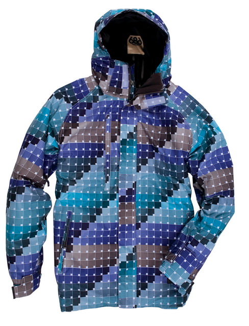 Куртка утепленная 686 ACC Pixel Storm Palette Print 09-10