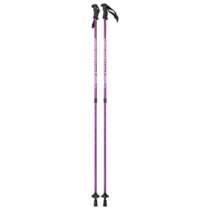 Палки прогулочные Yeti 110-135 см с амортизатором ,резиновая ручка